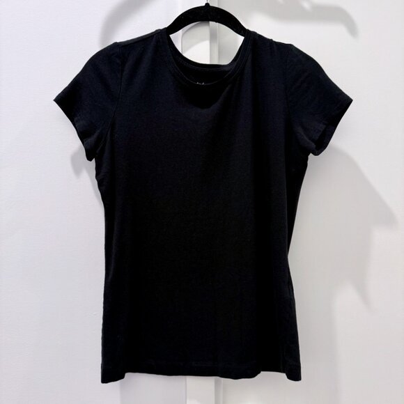 NEW Banana Republic XS Timeless Tee Black Crewneck Tshirt Short Sleeve Top - Picture 5 of 8